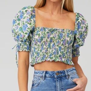 FOR LOVE & LEMONS BRIDGET CROP TOP